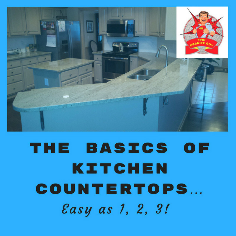 The Basics of Kitchen Countertops... Easy as 1, 2, 3!