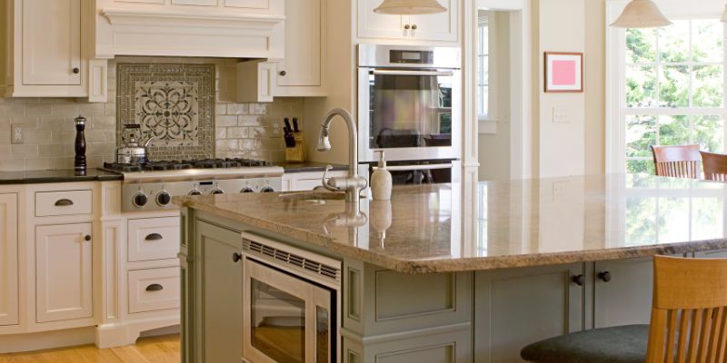 Countertops of Mountain Green Granite Need Care & Maintenance After Being  Fabricated & Installed